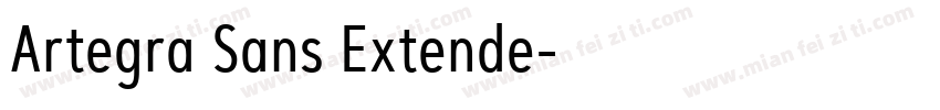 Artegra Sans Extende字体转换